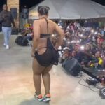 Zodwa wabantu removes panties on stage