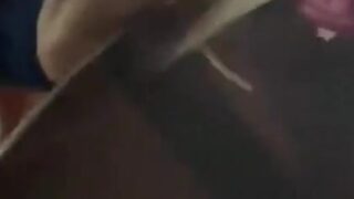 Black Dude fucking a white girl in the street